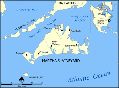 Martha's Vineyard Map